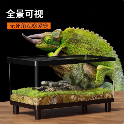 爬宠饲养箱守宫蜥蜴蛇饲养箱蜘蛛角蛙亚克力饲养盒螃蟹寄居蟹缸